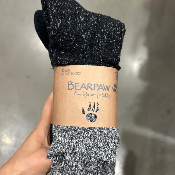 NWT BearPaw women super soft boot Socks 6 pairs - Picture 3 of 3